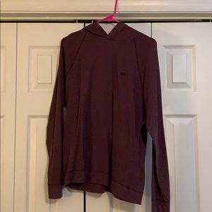 Maroon Banana Republic Long Sleeve w/ hood